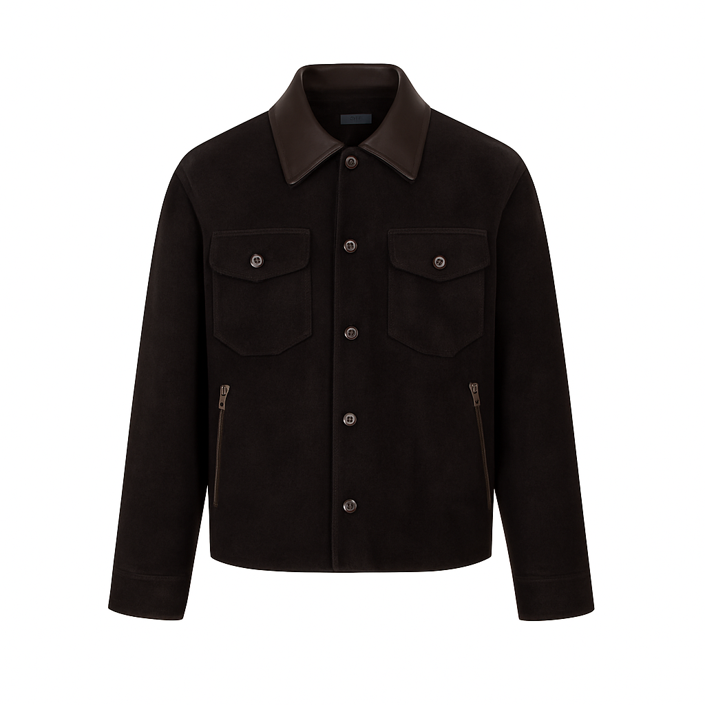 Short Wide Fit Western Jacket